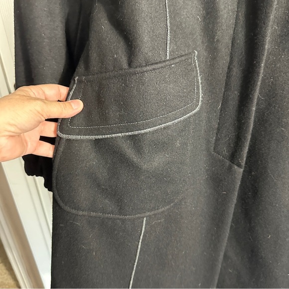 Bijenkorf Collection Eur. sz. 44 (US 12) heavyweight coat, wool blend, winter - Picture 5 of 16
